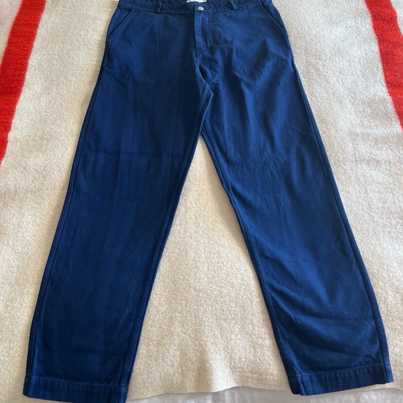 Industry of All Nations Indigo 100% Organic Chinos - Picture 7 of 7